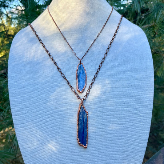 Blue Kyanite Chakra Stone Necklace