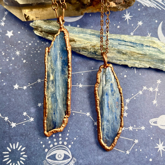 Blue Kyanite Chakra Stone Necklace