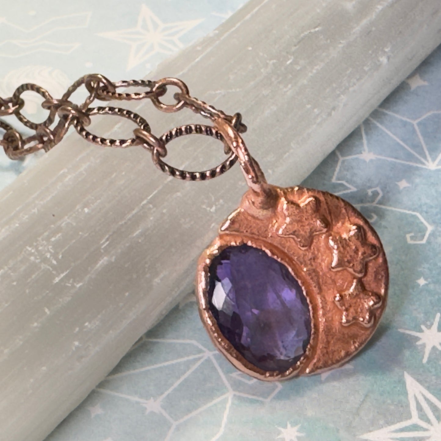 Luna Amethyst Crystal Necklace