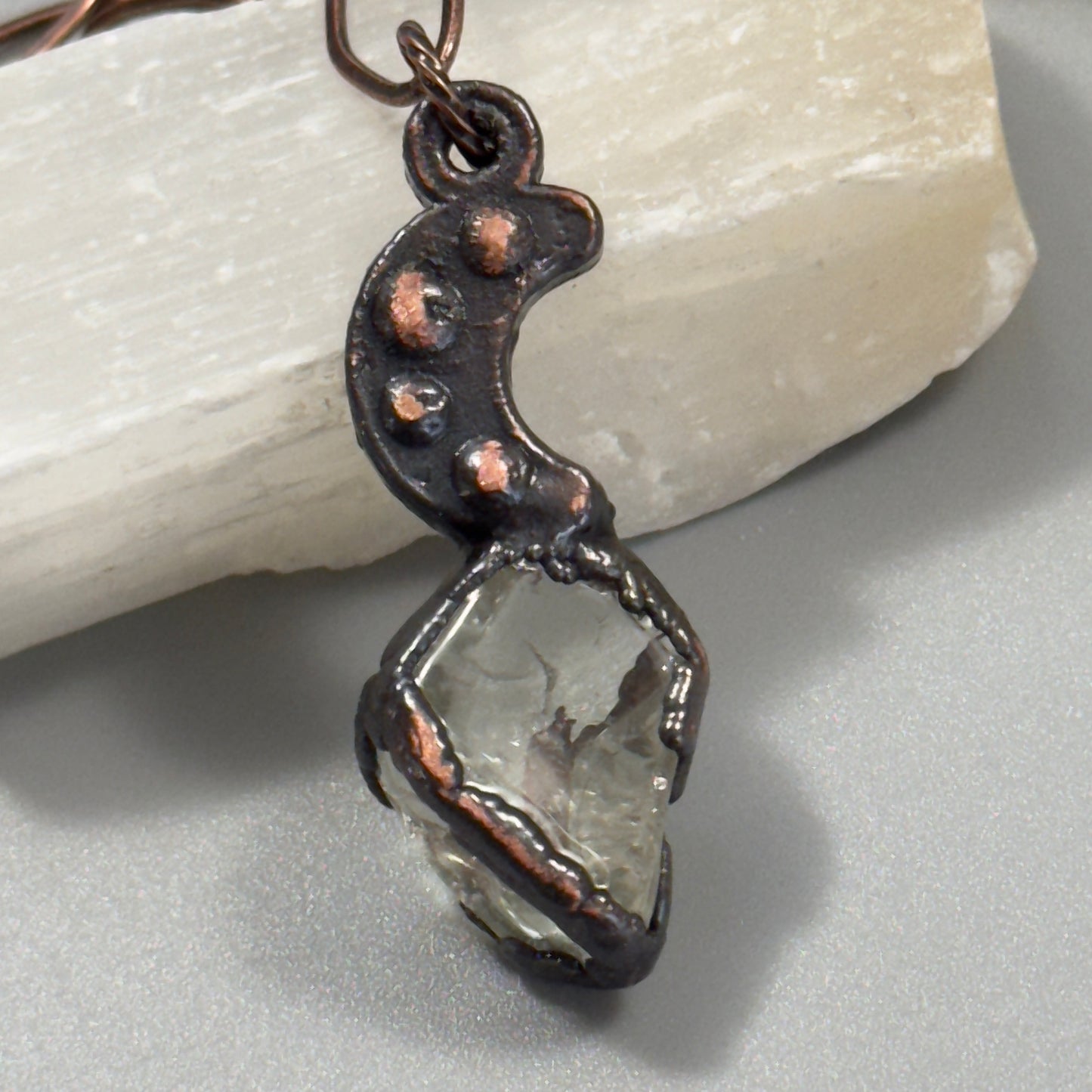 Aquarius Moon Pendant