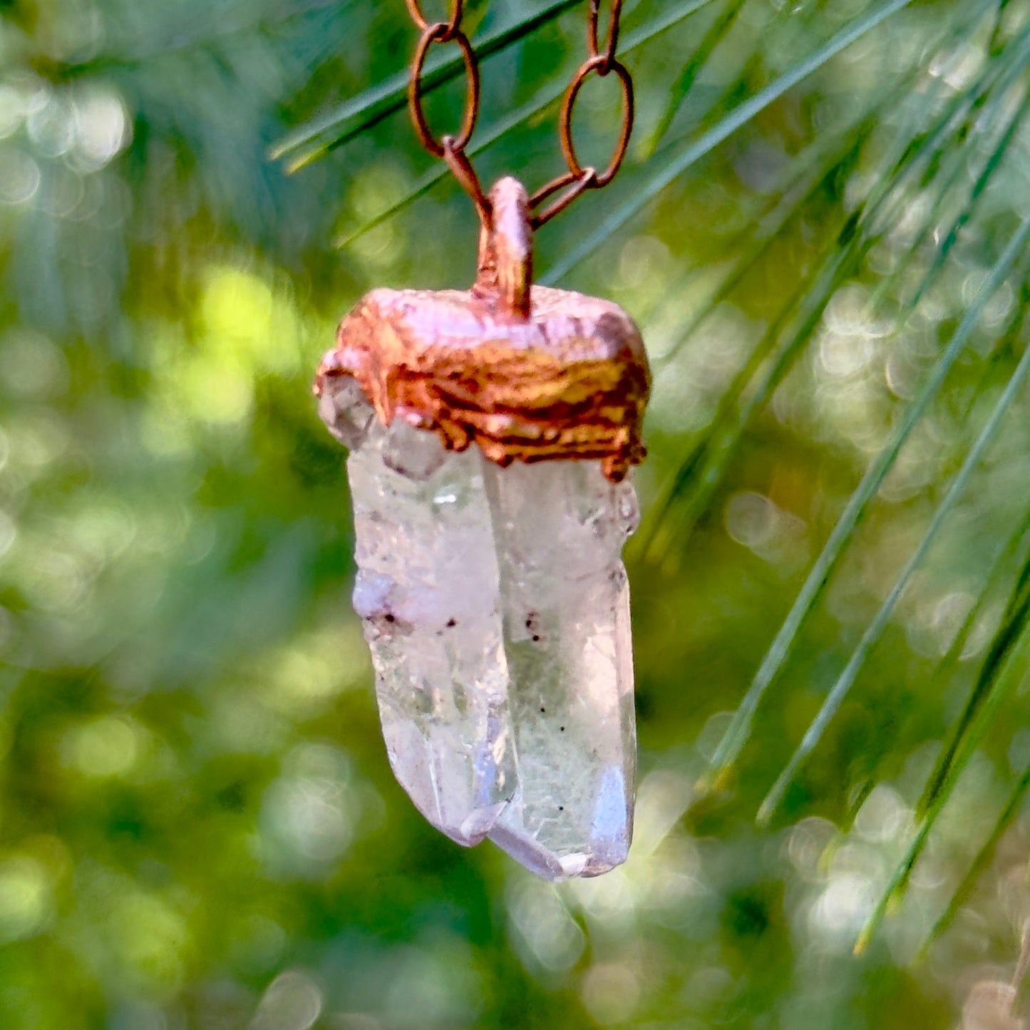 Quartz Point Pendant Necklace