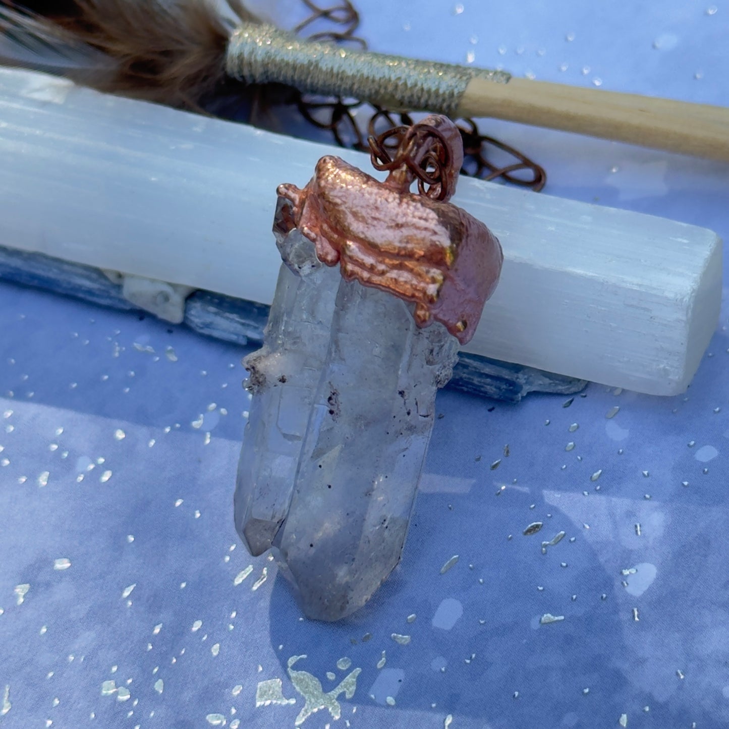 Quartz Point Pendant Necklace