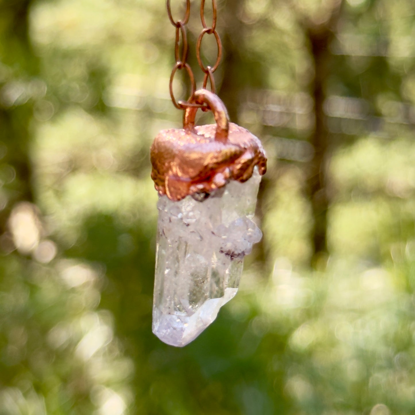 Quartz Point Pendant Necklace