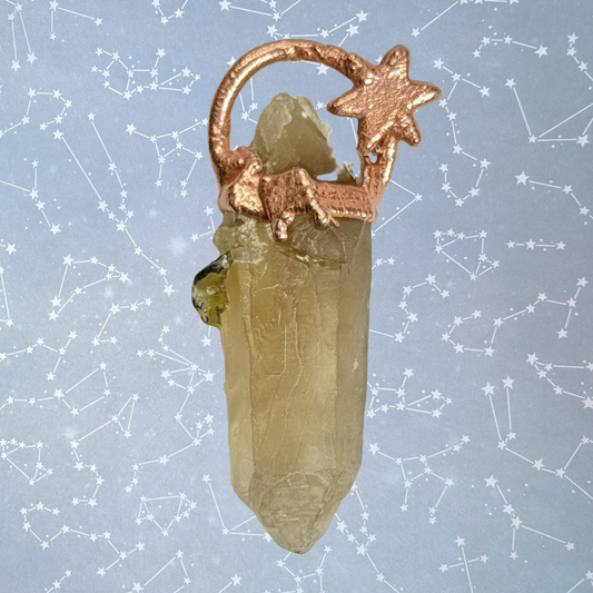 Real Citrine Point Necklace