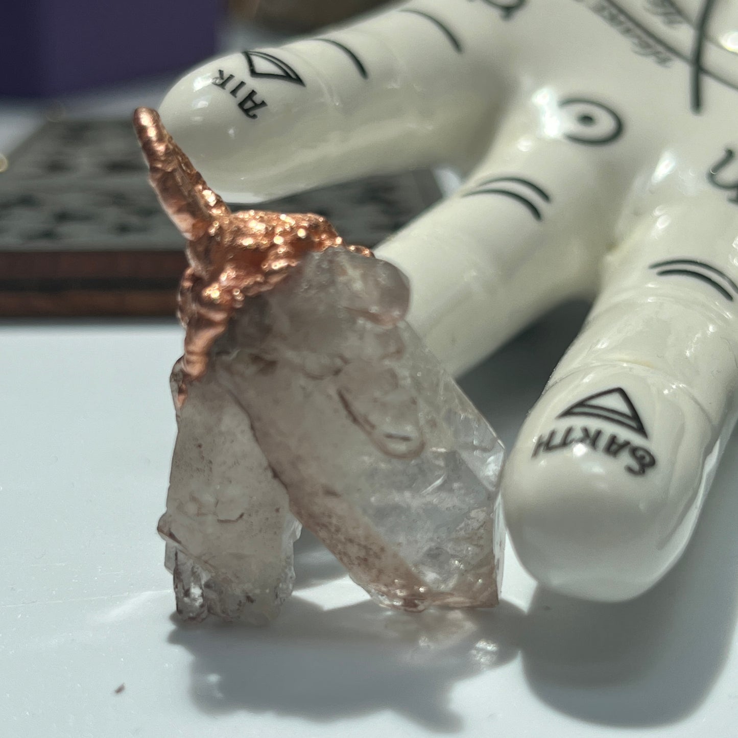 Lithium Quartz Crystal Pendant