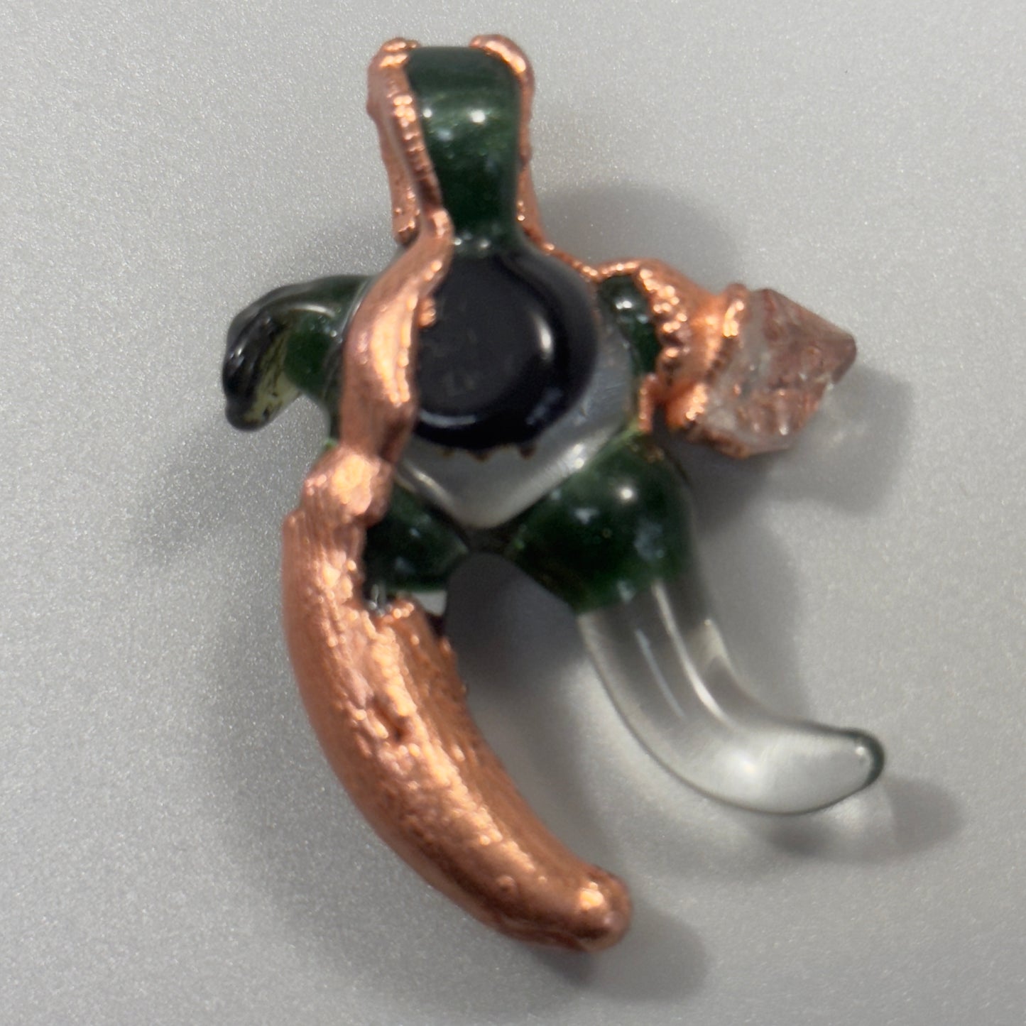 Moldavite Herkimer Necklace