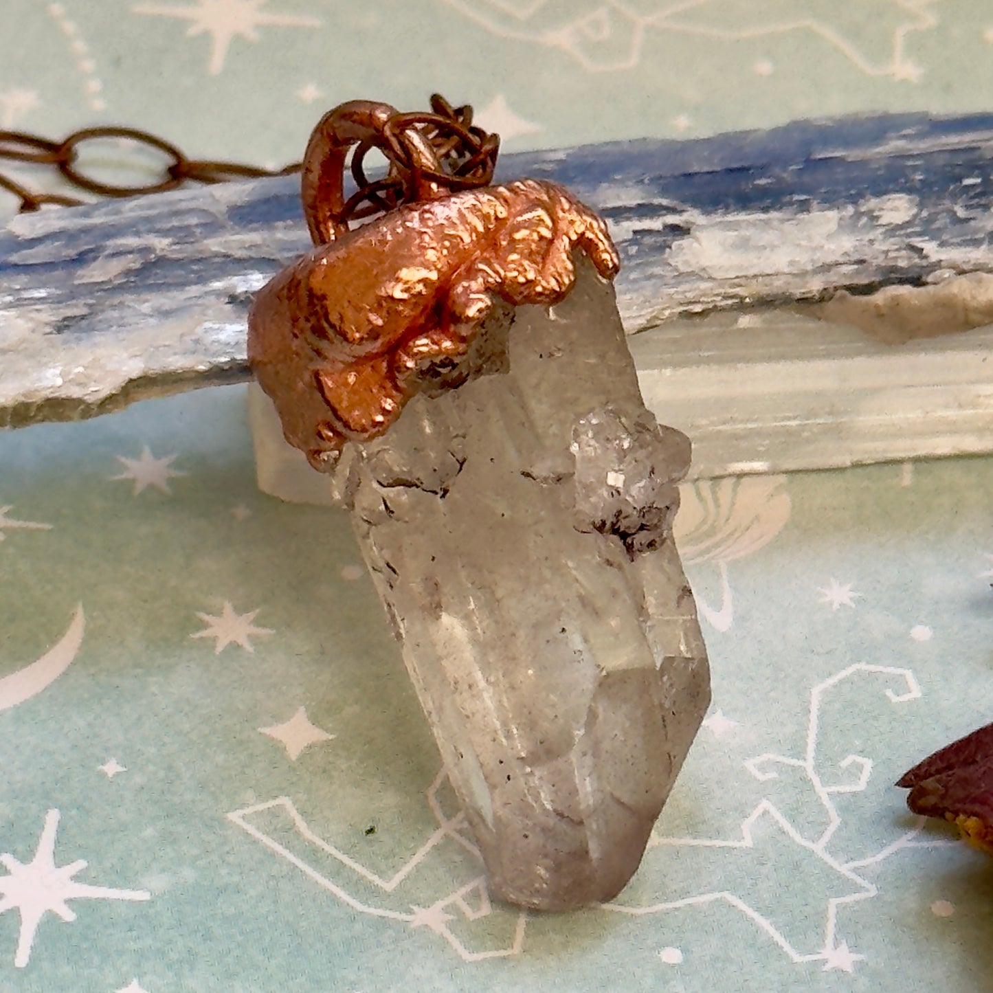 Quartz Point Pendant Necklace