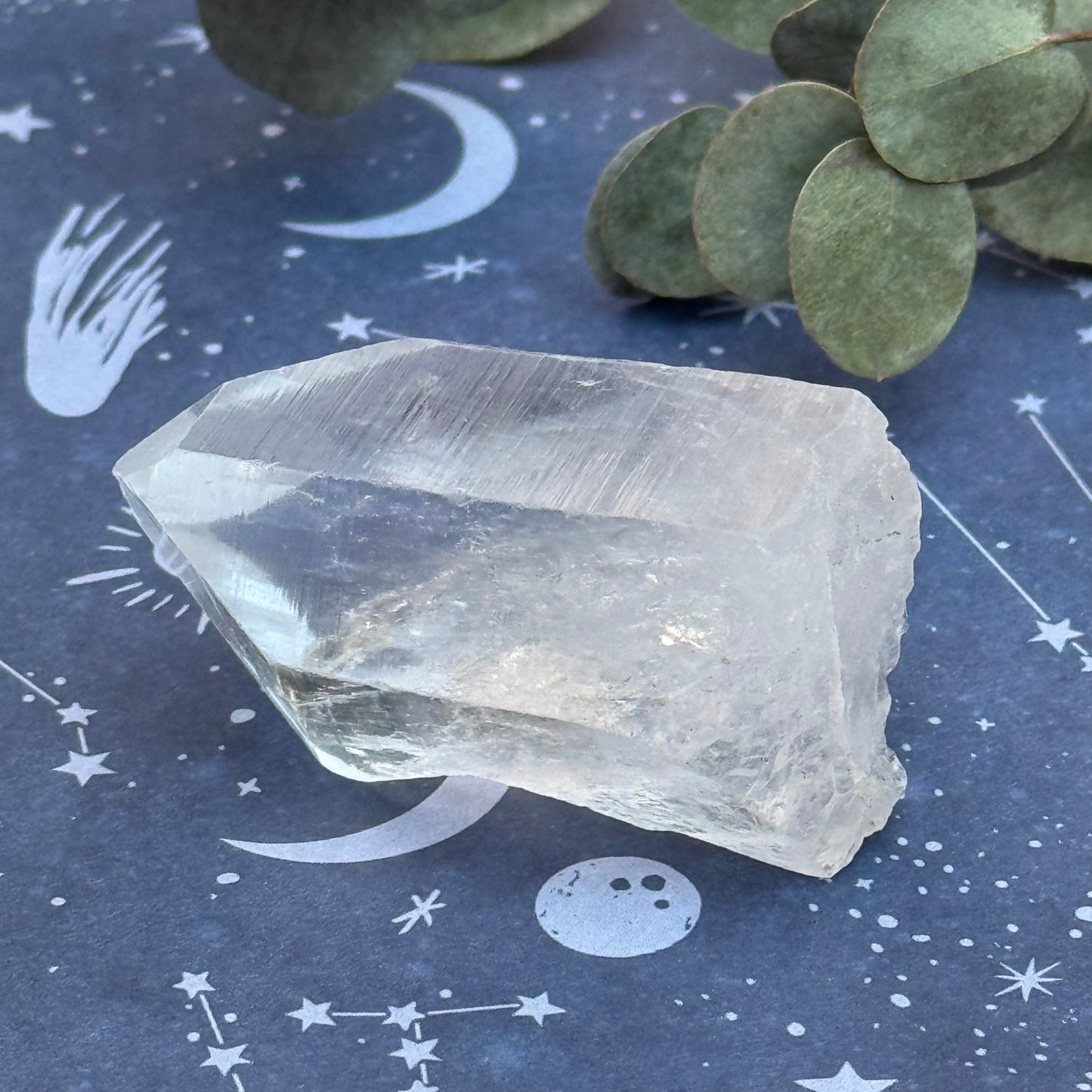 Peaceful Point Lemurian Seed Quartz Crystal