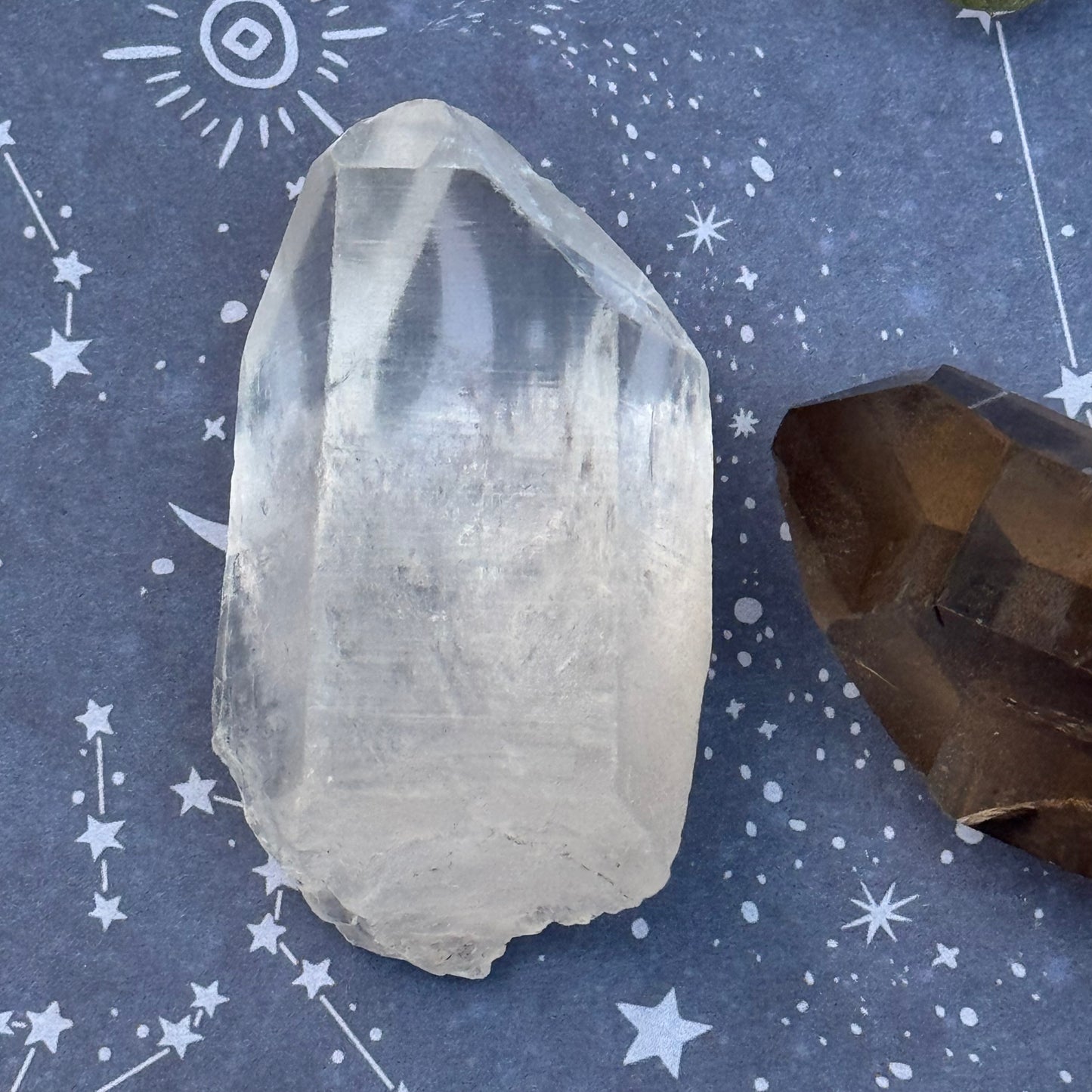 Peaceful Point Lemurian Seed Quartz Crystal