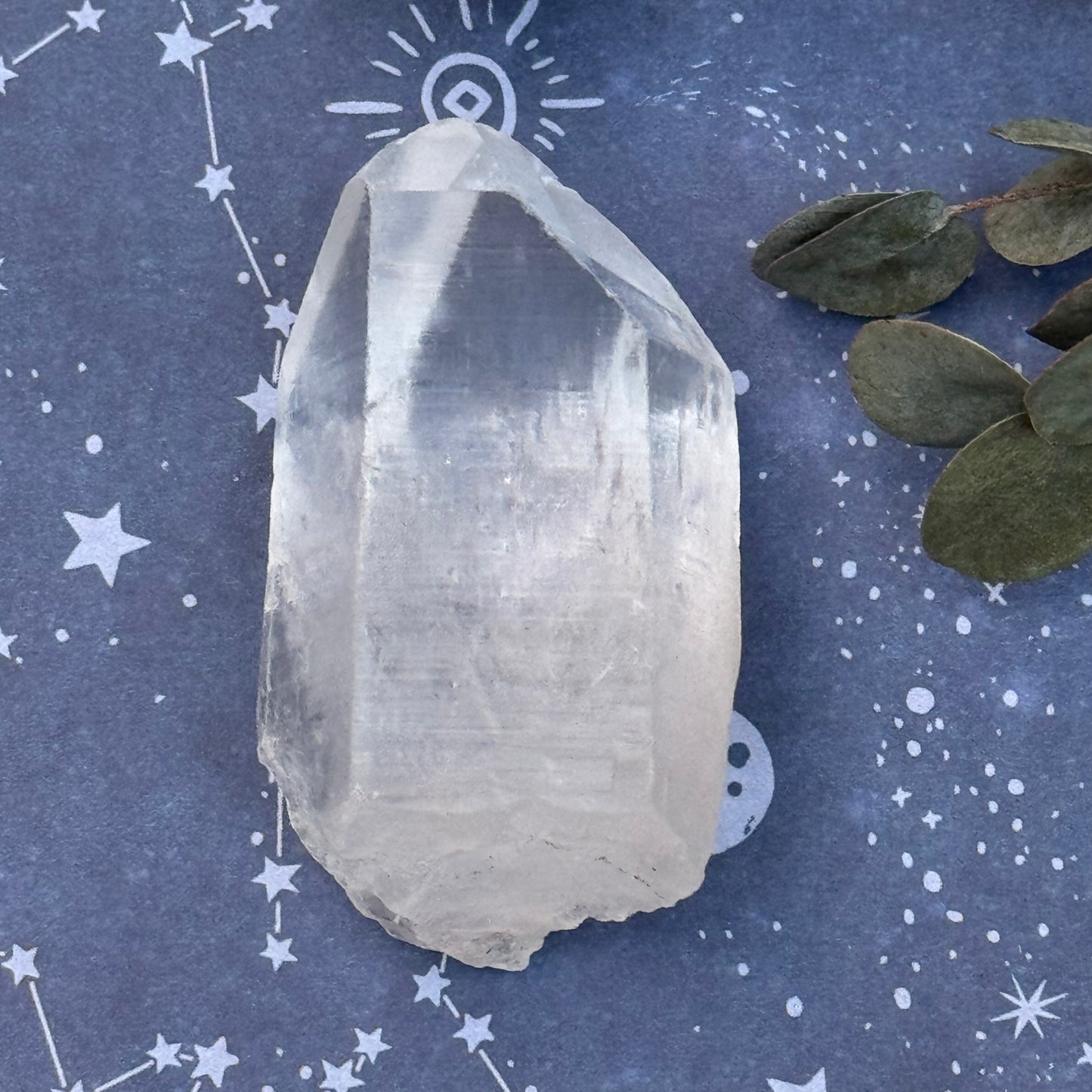 Peaceful Point Lemurian Seed Quartz Crystal