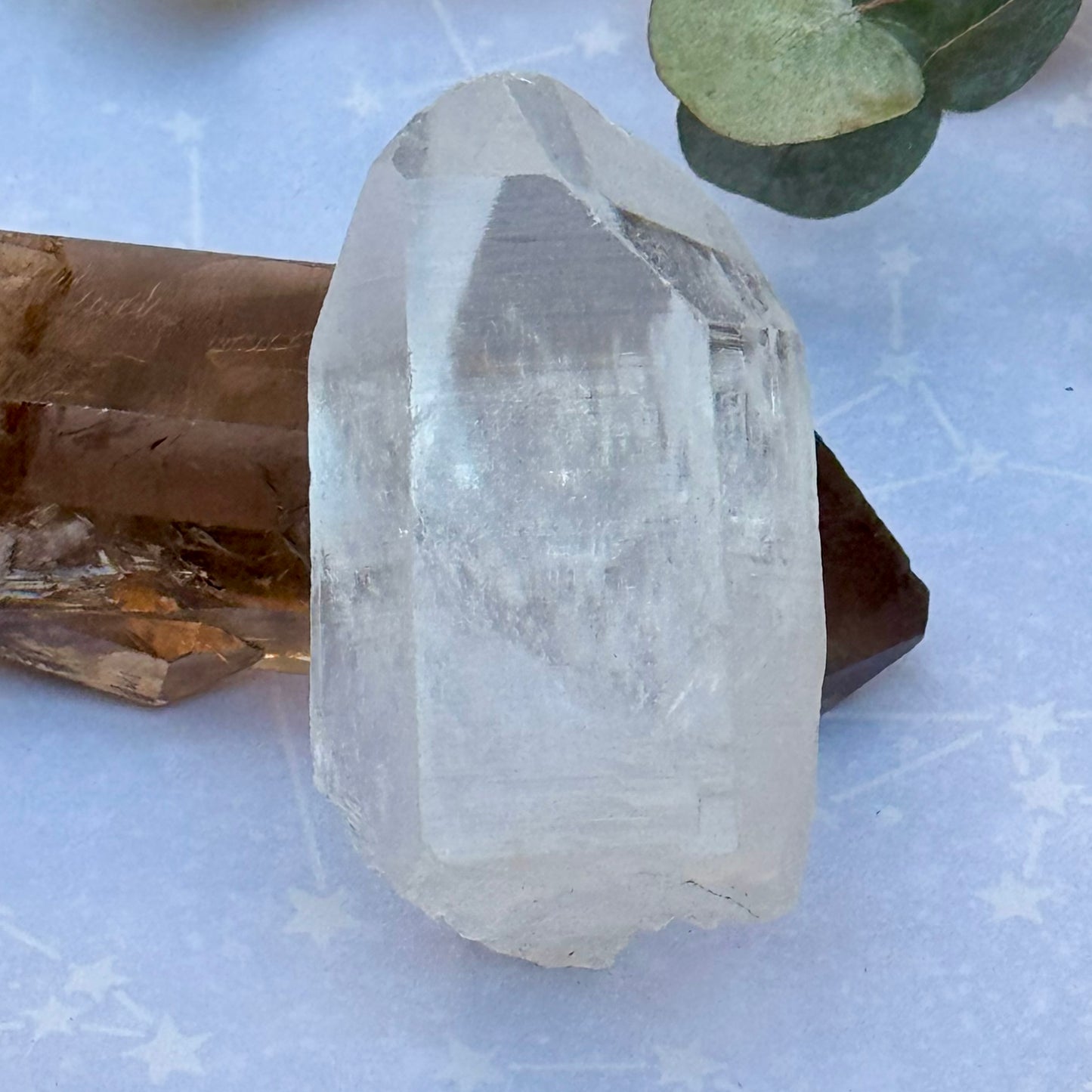 Peaceful Point Lemurian Seed Quartz Crystal