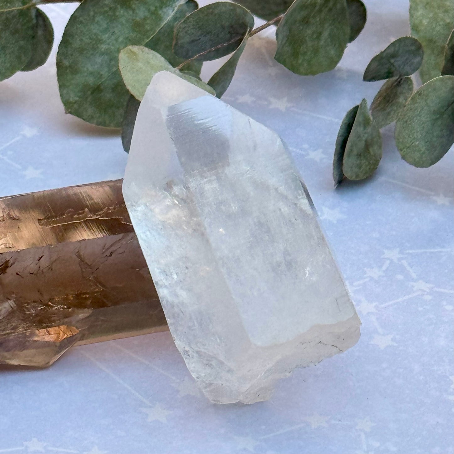 Peaceful Point Lemurian Seed Quartz Crystal