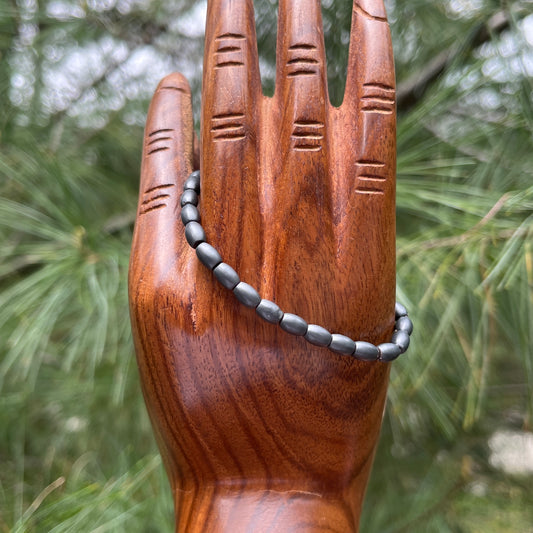 Thin Hematite Bracelet