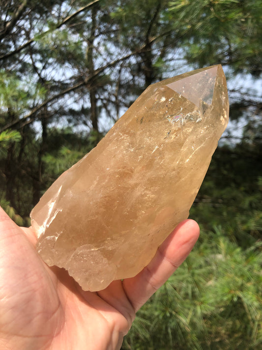 Brazilian Citrine Semi Polished With Rainbows