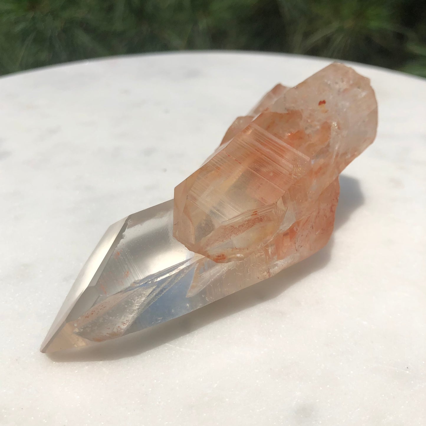 lemurian seed crystal point born in Brazil