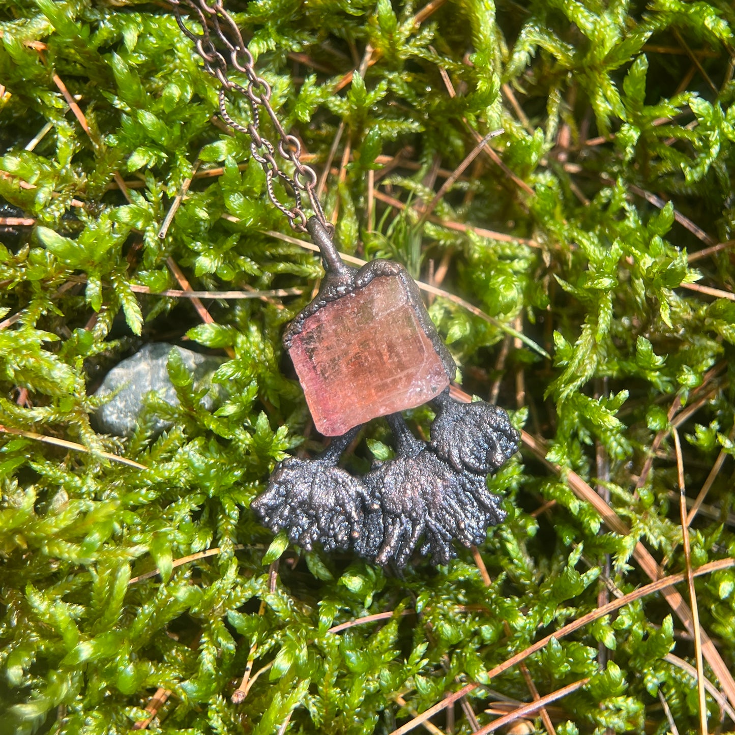 Wildflower Topaz Crystal Necklace