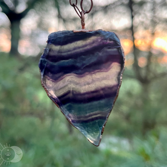 Fluorite Crystal Statement Necklace