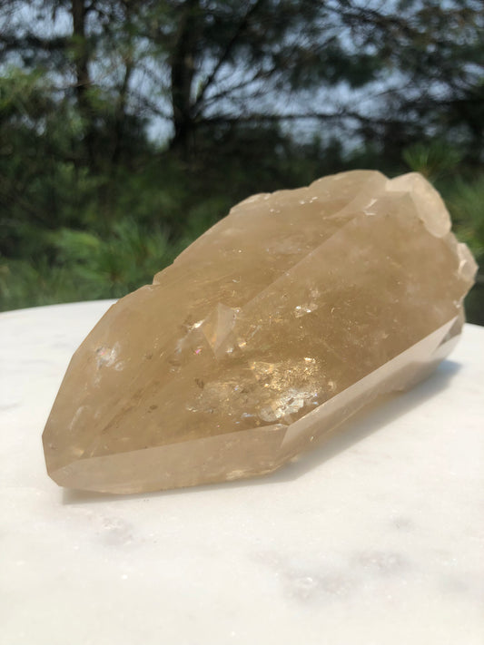 Brazilian Citrine Semi Polished With Rainbows