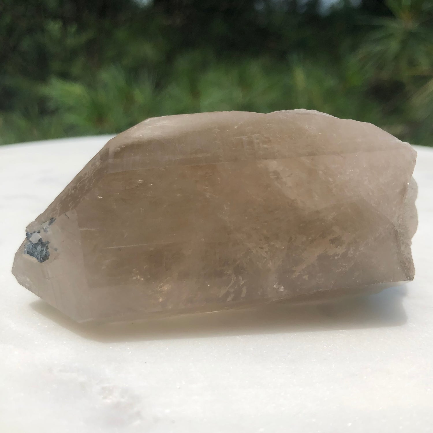 large brazilian rough point crystal for sale.