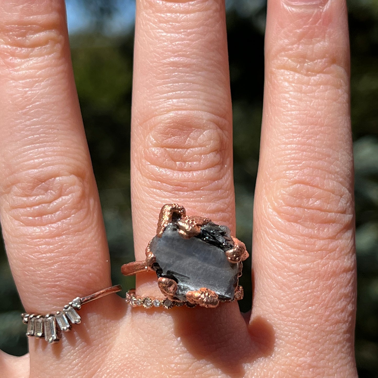 Witchy Moon Ring Size 8.5