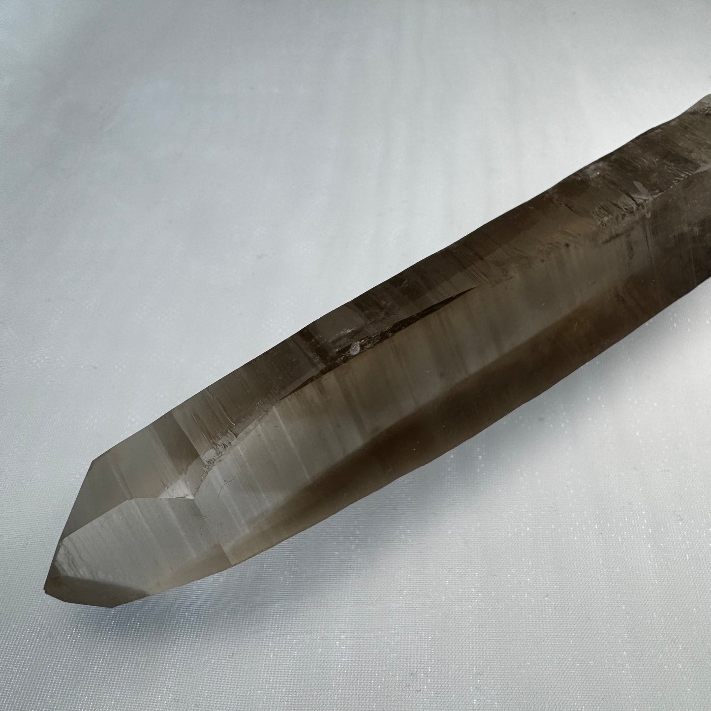 Smoky Lemurian Seed Quartz Point Crystal