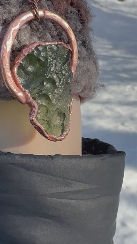 Moldavite Pendant Necklace