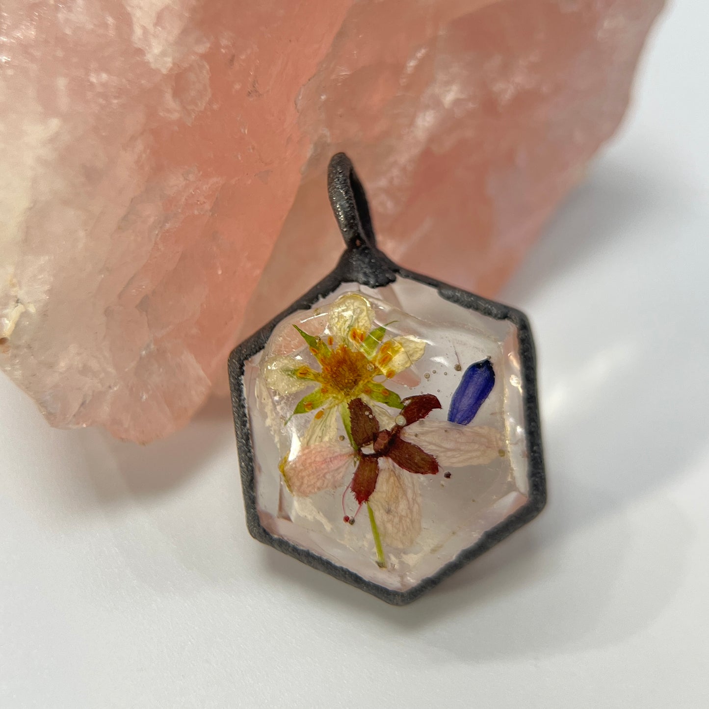 Wildflower Quartz Crystal Necklace