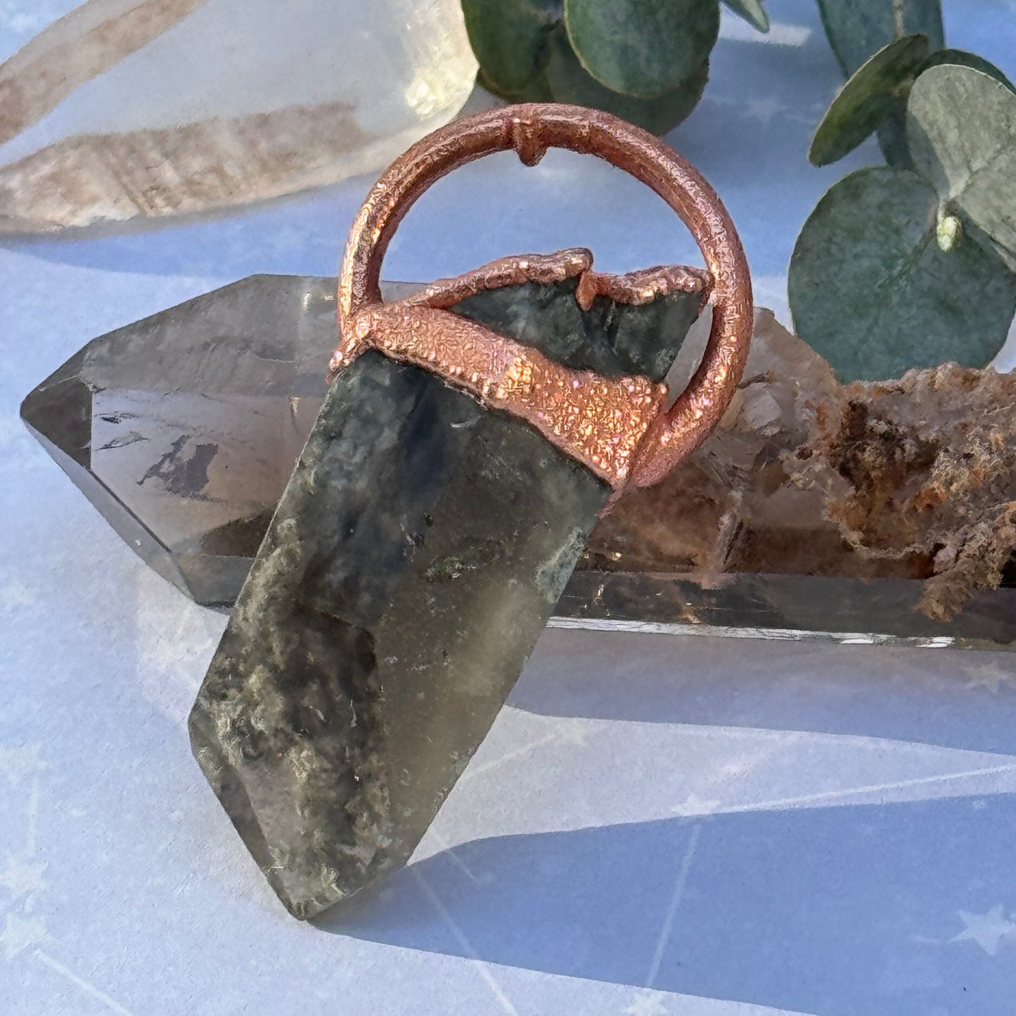 Large Garden Quartz Crystal Necklace