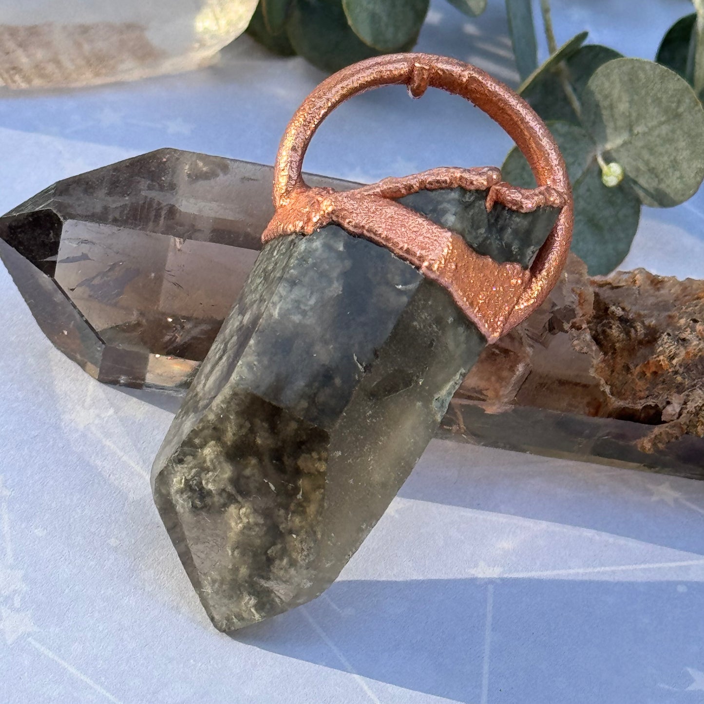 Large Garden Quartz Crystal Necklace