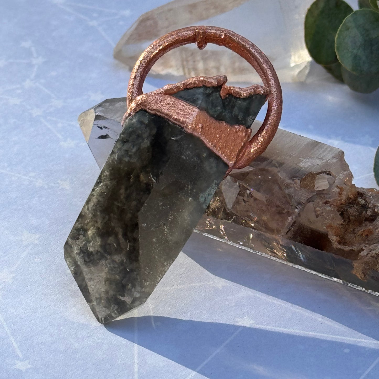 Large Garden Quartz Crystal Necklace