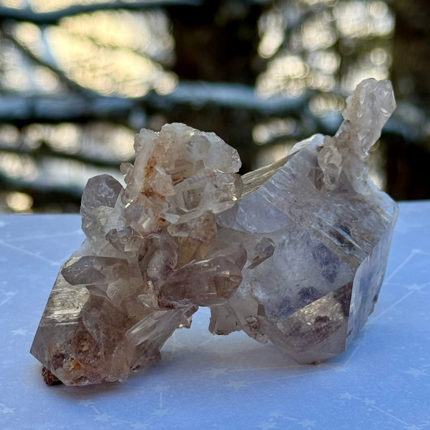 Smoky Lodalite Stunning Cluster Crystal