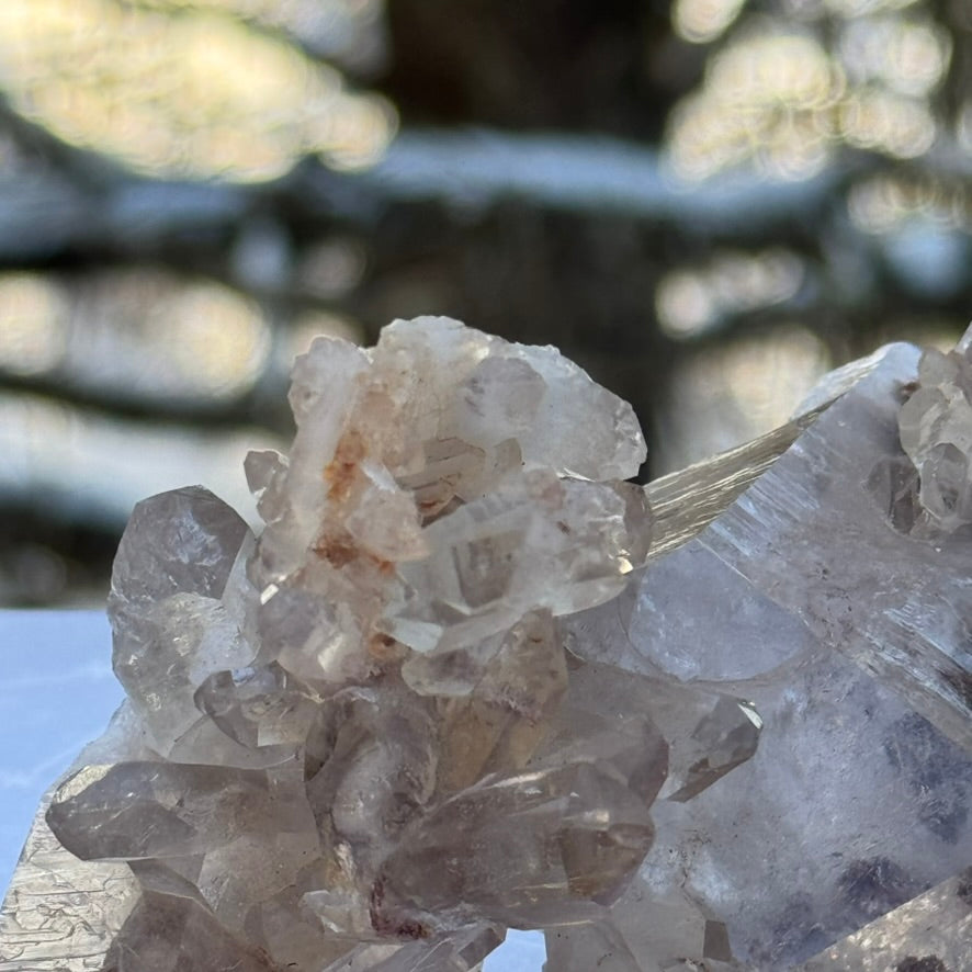 Smoky Lodalite Stunning Cluster Crystal