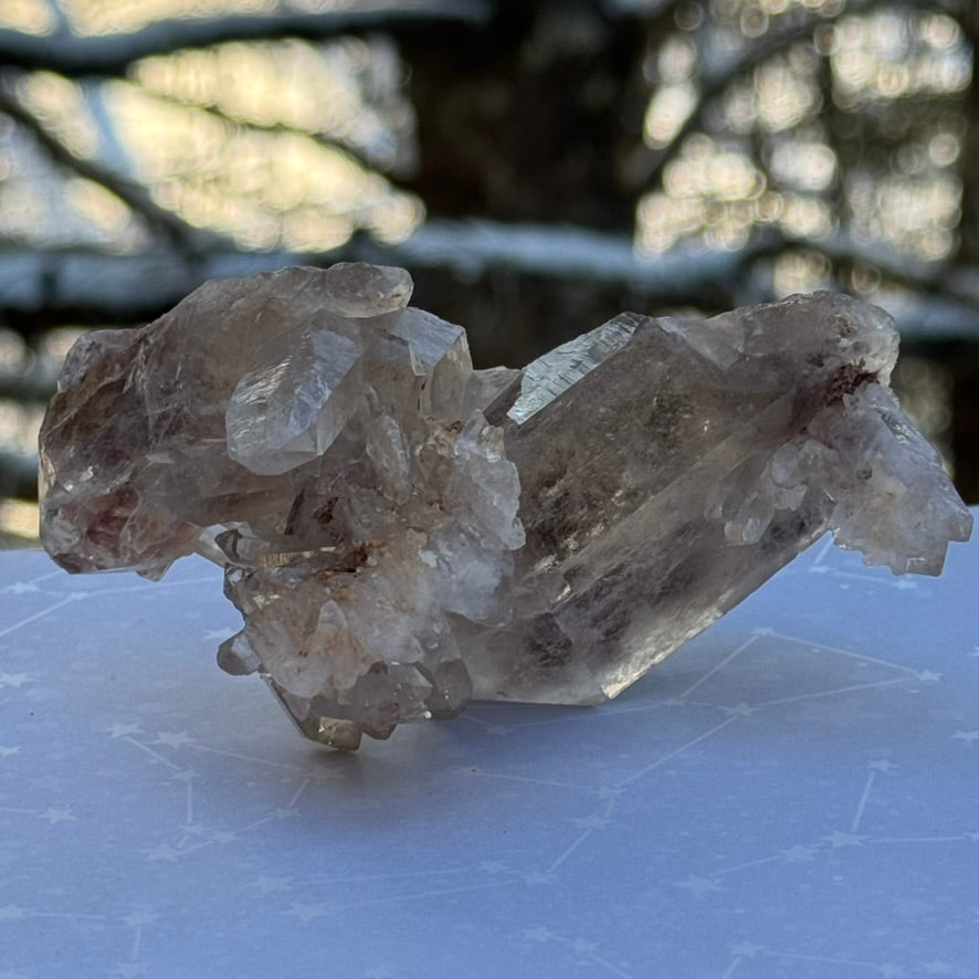 Smoky Lodalite Stunning Cluster Crystal