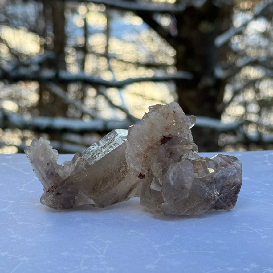 Smoky Lodalite Stunning Cluster Crystal