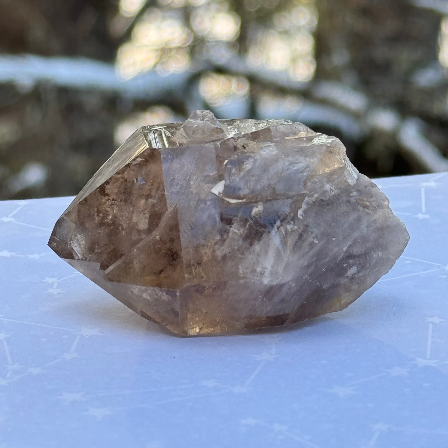 Smoky Lodalite Double Terminated Crystal