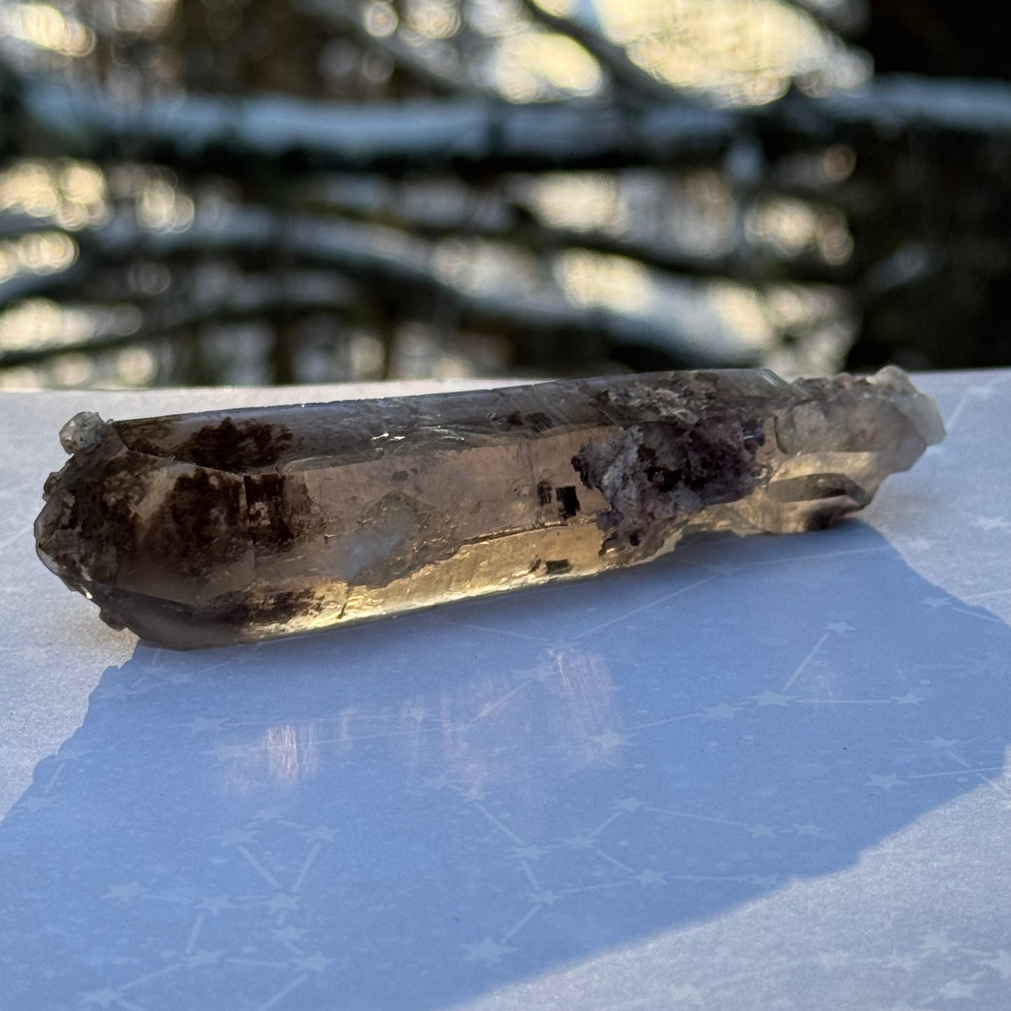 Smoky Lodalite Crystal Point