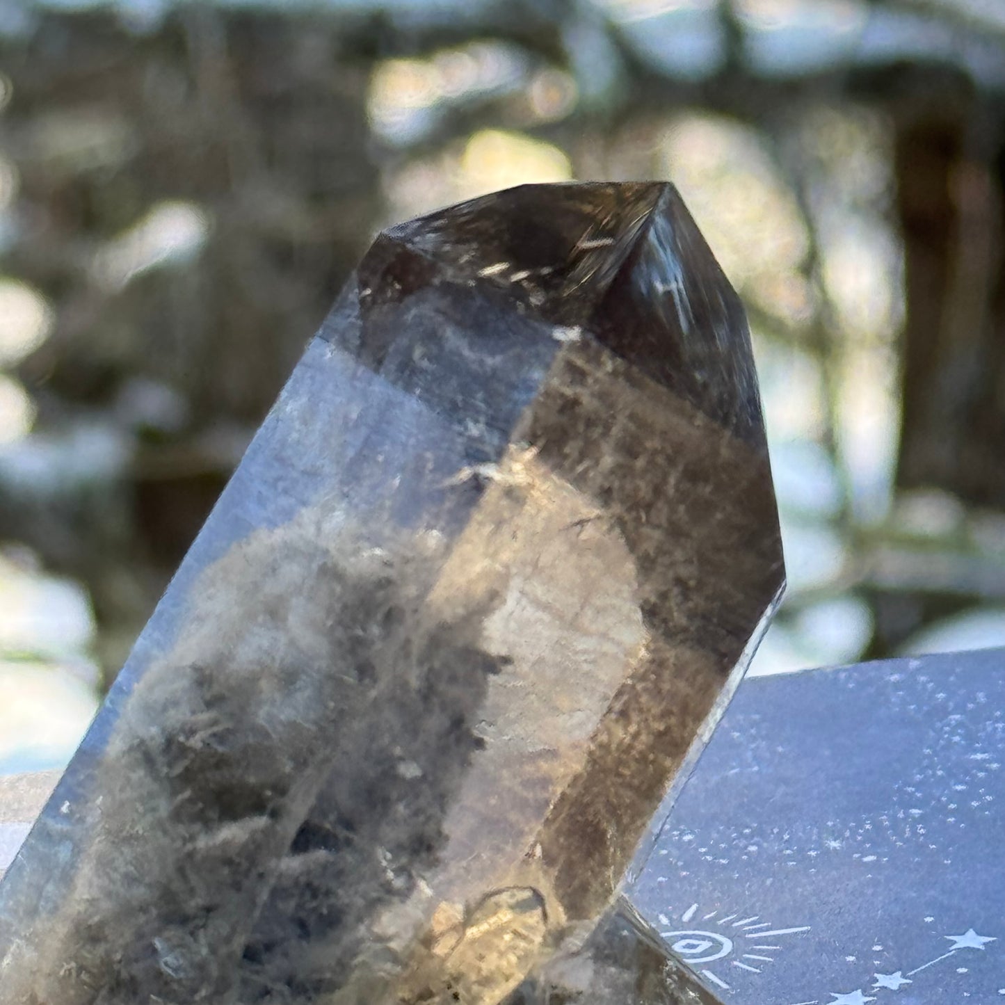 Smoky Lodalite Garden Quartz Crystal