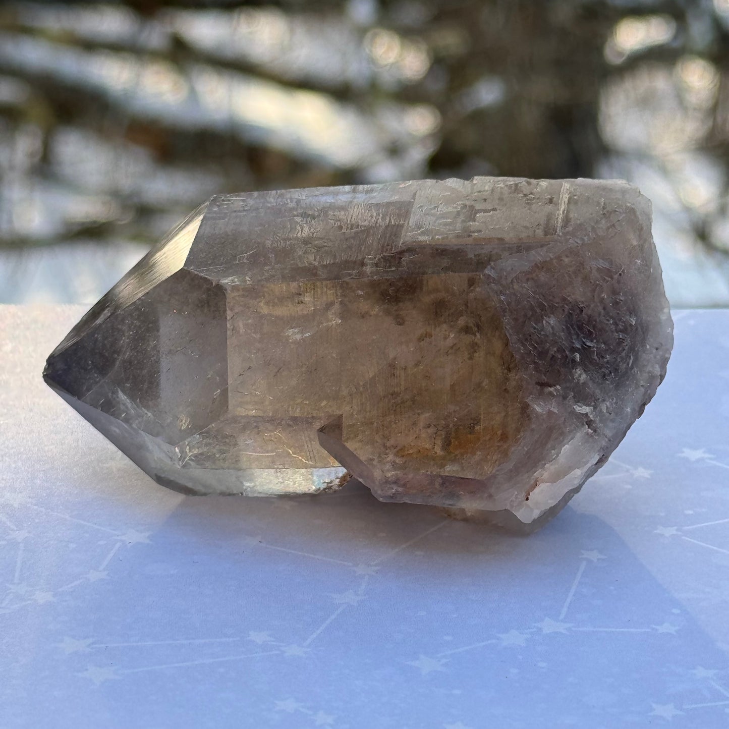 Smoky Lodalite Large Point