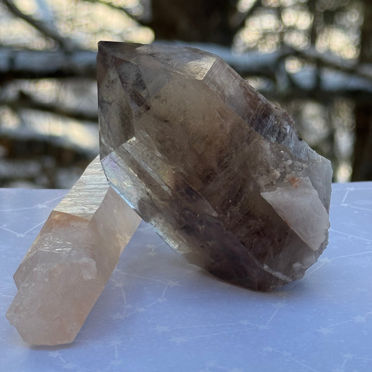 Smoky Lodalite Large Point