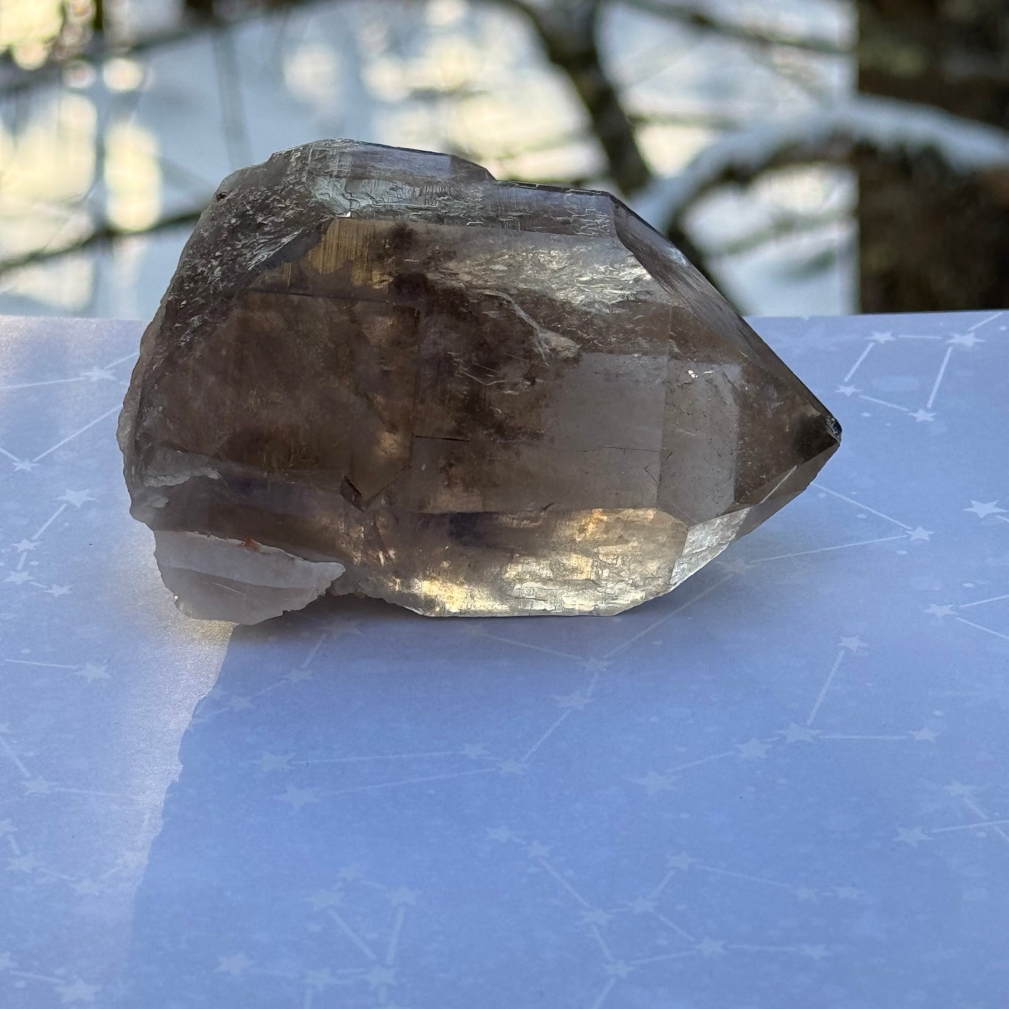 Smoky Lodalite Large Point