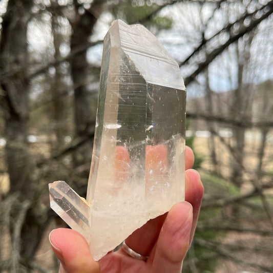 4.5 Inch Lemurian Quartz Wand