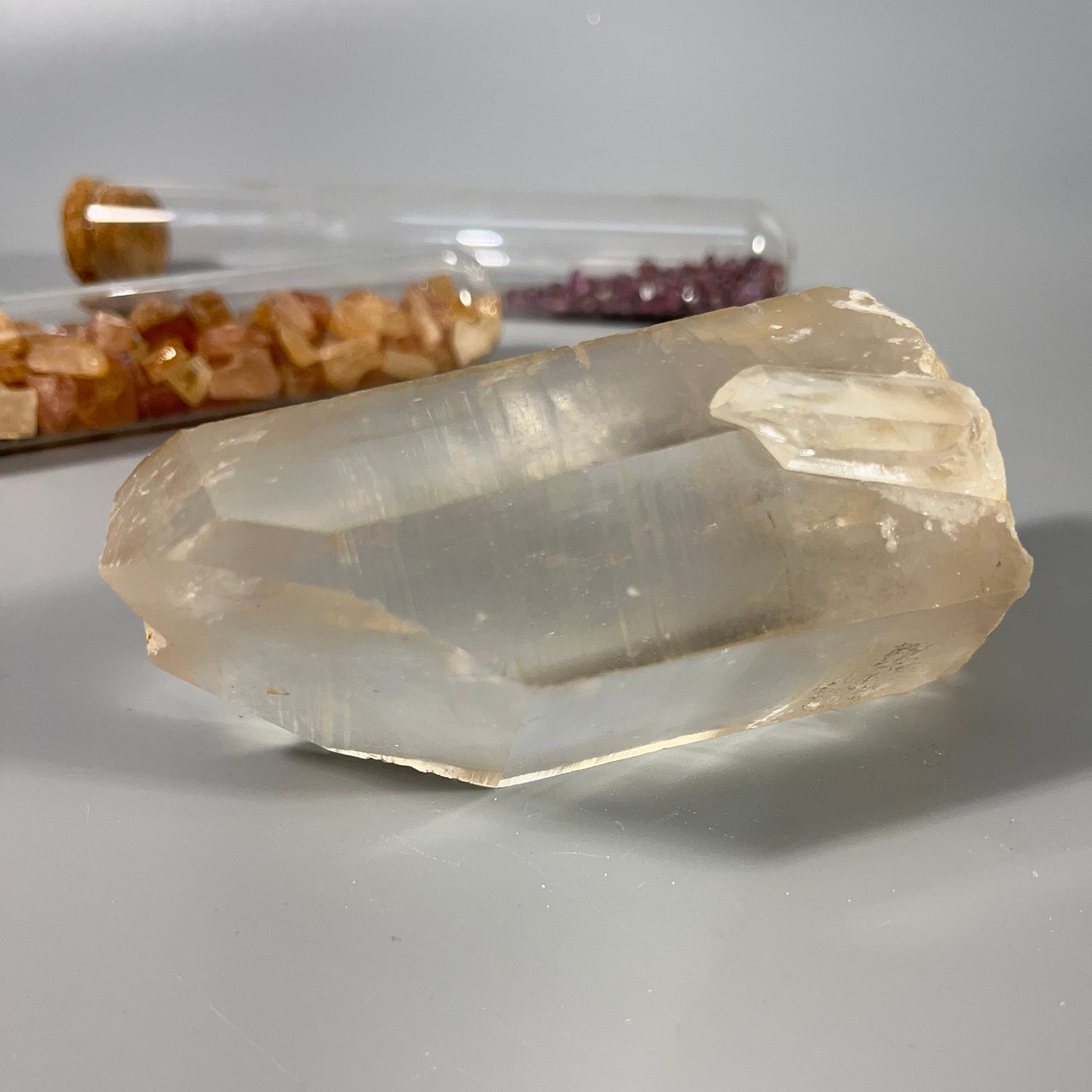 4.5 Inch Lemurian Quartz Wand