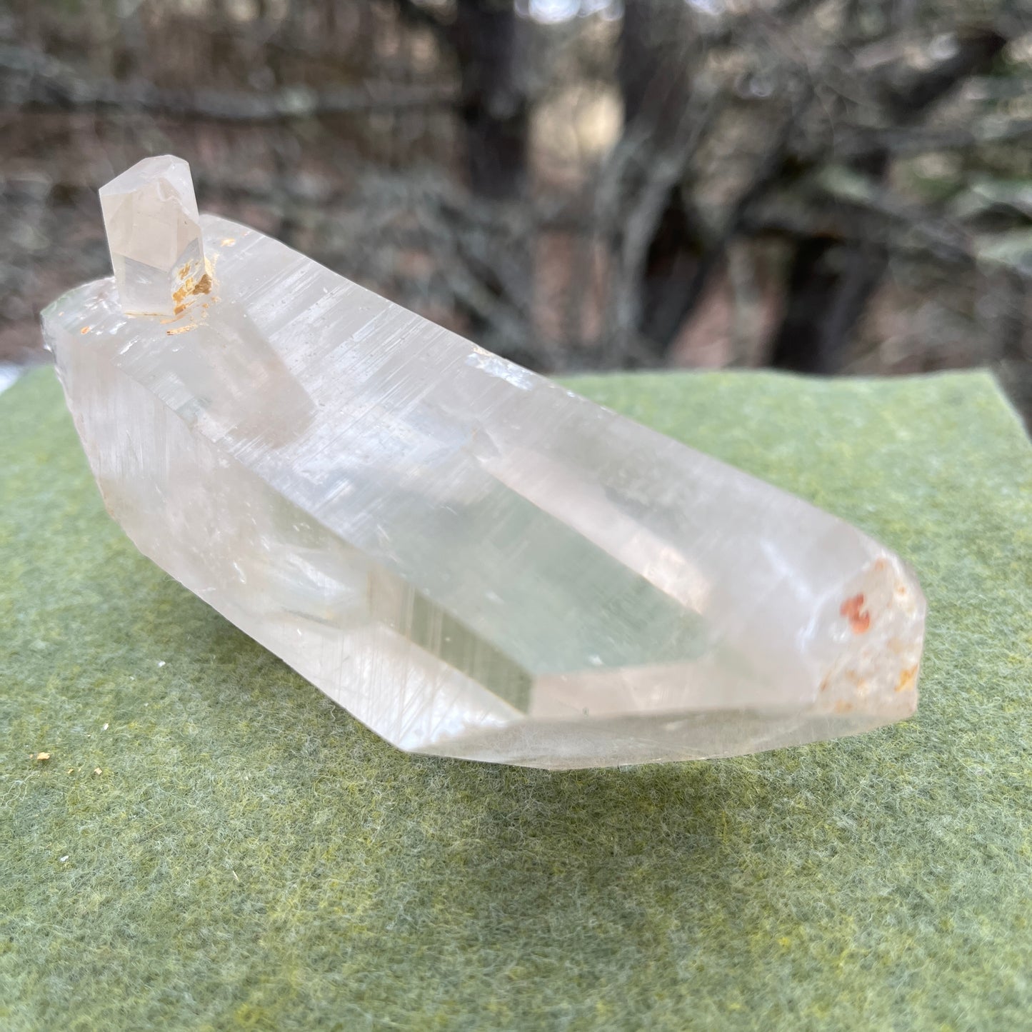 4.5 Inch Lemurian Quartz Wand