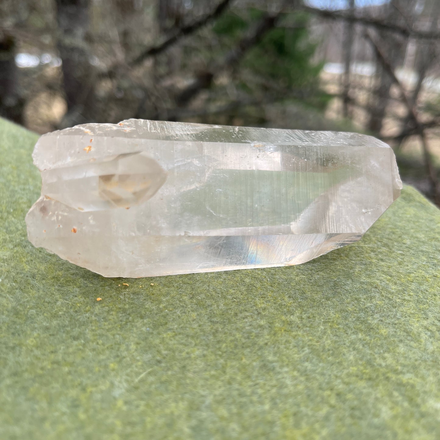 4.5 Inch Lemurian Quartz Wand