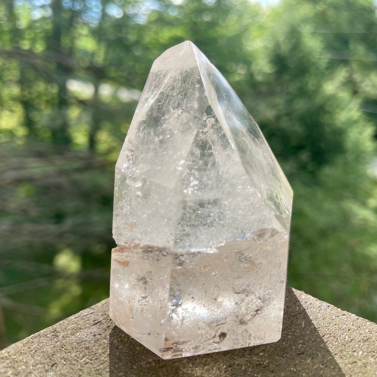 clear quartz for yoga and meditation