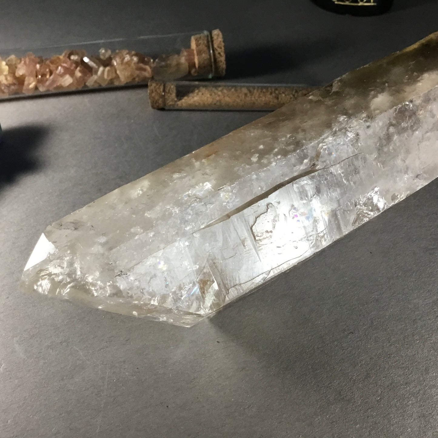 xl smoky quartz crystal specimen