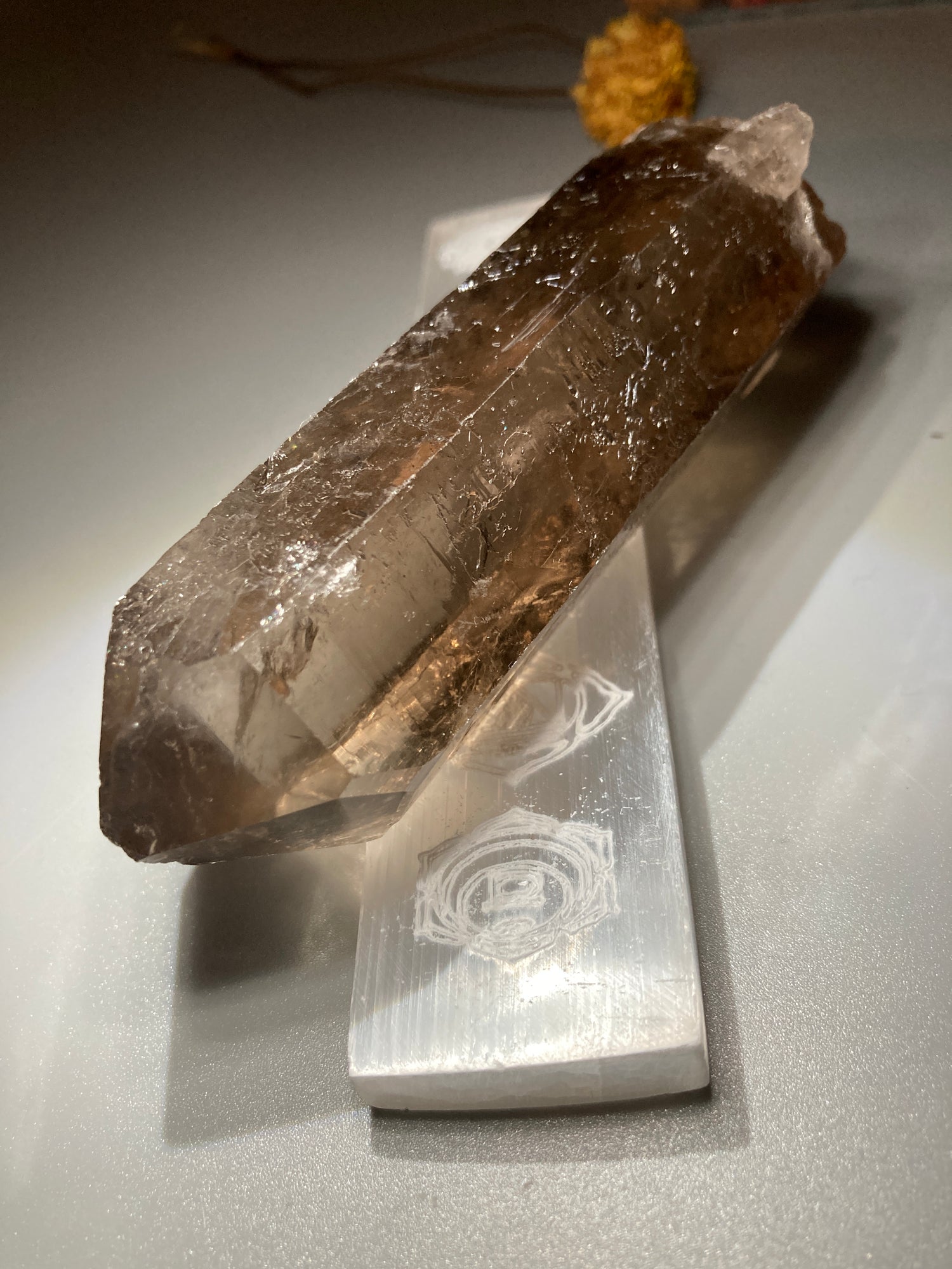 brazilian smoky quartz crystal mineral