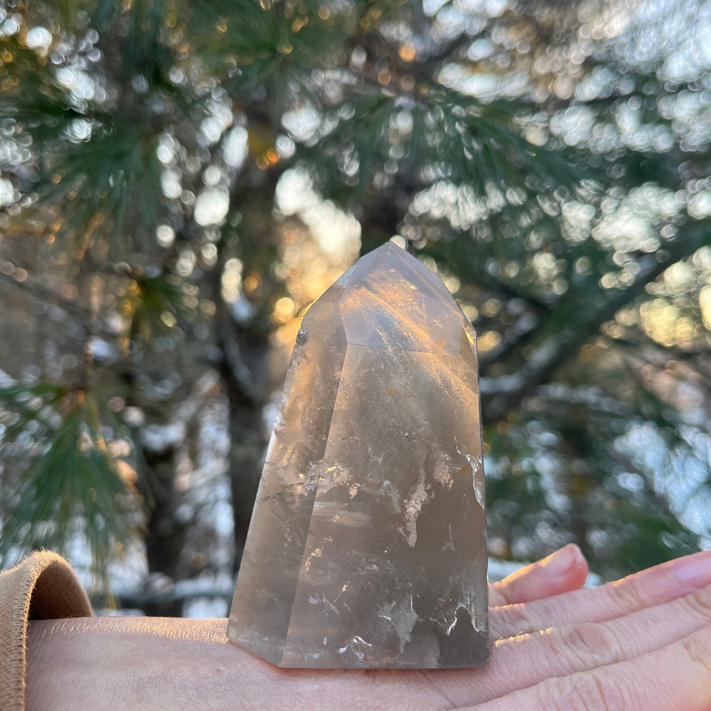 point-crystal-Brazilian Garden Quartz