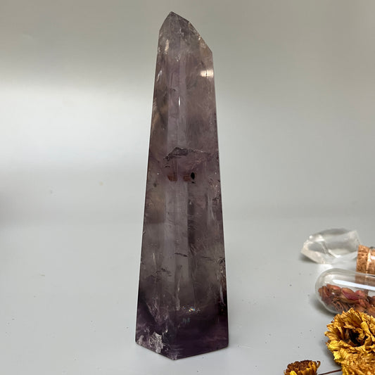 Translucent Purple Lavender Amethyst Tower