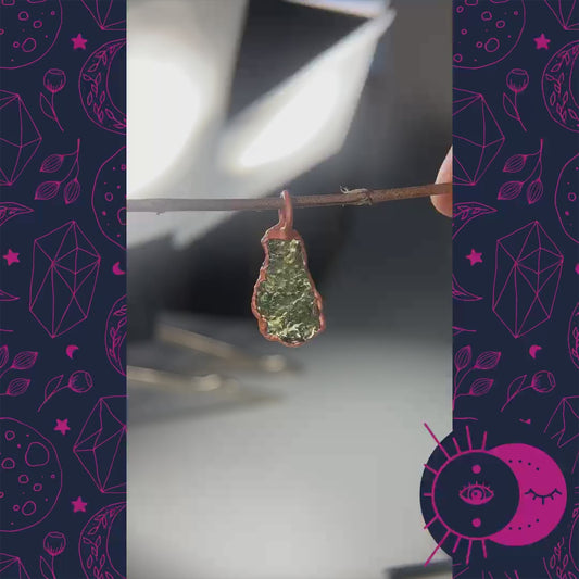 Moldavite Pendant Necklace